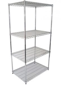 Chrome Dry Shelf Unit 914 X 610mm deep - Chairforce NZ