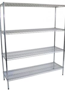 Products: Chrome Wire Dry Shelving 1524 X 457mm deep - Chairforce NZ