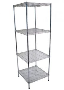 Chrome Wire Dry Shelving 610 X 610mm deep - Chairforce NZ