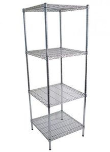 Products: Chrome Wire Dry Shelving 610 X 610mm deep - Chairforce NZ