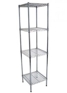 Chrome Wire Dry Shelving 457 X 457mm deep - Chairforce NZ