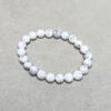 Bracelet – 8mm Round Bead – Howlite