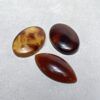 Amber Cabochons, Small (3 pack)