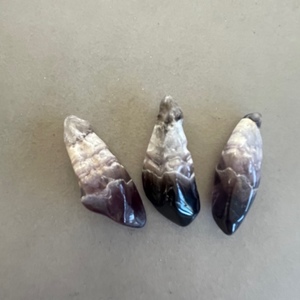 Products: Amethyst/Smoky Quartz, Chevron Crystal (Tumbled) - The Crystal People