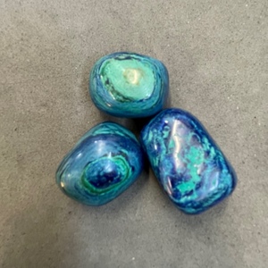 Azurite-Malachite (Stripy) (Tumbled) - The Crystal People