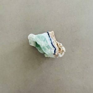 Aragonite Green, with Azurite (4)(Crystal) - The Crystal People