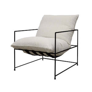 Lauro Club Chair Boucle - Cream