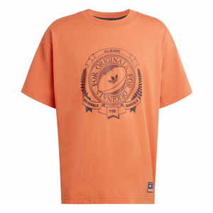 All Blacks Adidas Originals Orange Graphic Loose Fit T-Shirt 2025