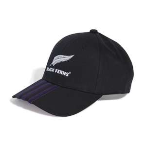 Products: Black Ferns 3-Stripes Baseball Cap 2025