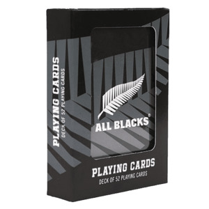 All Blacks Playing Cards
