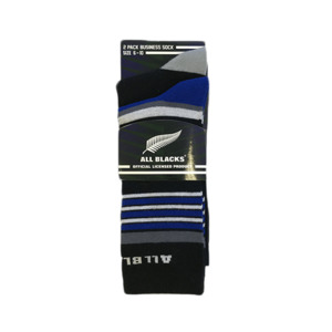 All Blacks Dress Socks 2 Pack Blue