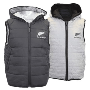Jackets Sweaters Hoodies Champions Of The World: All Blacks Kids Reversible Puffa Vest