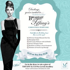 December ONLY Breakfast at Tiffanys Pedicure