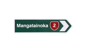 Tui Magnet- Green Mangatainoka