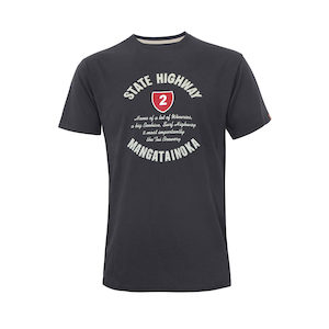 Charcoal State Highway 2 Tee
