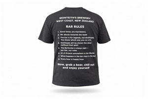MBC Bar Rules Tee – Charcoal
