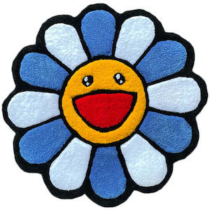 Rug: Flower Rug | B/W