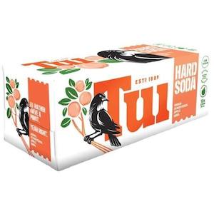 Tui Hard Vodka Peach & Apple 10x330ml Cans