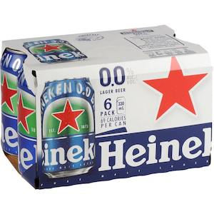 Non Alcohal: Heineken 0.0% 6x330ml Cans