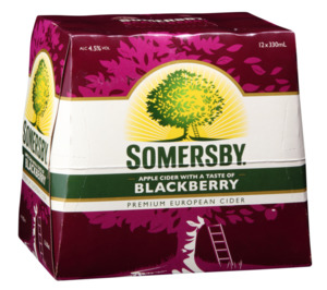 Cider: Somersby Blackberry 12x330ml B