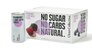 Clean collective Berry & Lime 12x250 Can