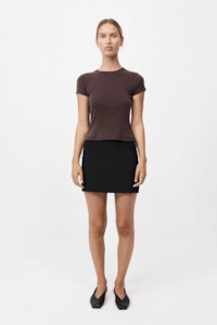 St. Agni Organic Cotton Baby Tee - Raisin