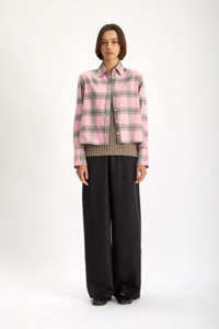 Tops Shirts: Jac + Jack Tomboy Shirt - Bubble Plaid