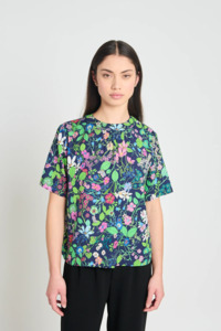 Twenty Seven Names Onward Tee - Navy Floral