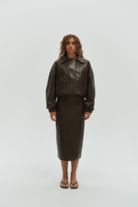 Womens Jackets Nz: One Of Others Collins Bomber - Oil