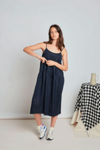 Twenty Seven Names: Twenty Seven Names Moon Beam Dress - Navy