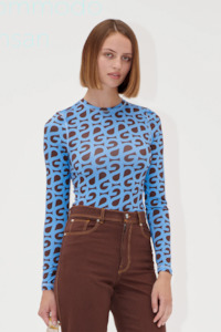 Pre Order: Stine Goya Elastic Long Sleeve Top - SG Logo