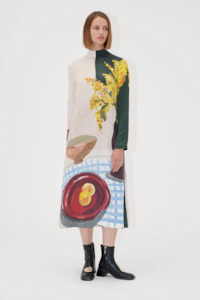 Stine Goya Long Sleeve Midi Dress - Lemons On A Plate