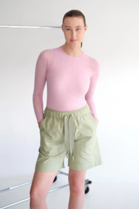 Knitwear Collection: Standard Issue Cotton Tulle Top - Gloss