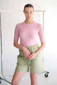 Standard Issue Clothing: Standard Issue Cotton Tulle Tee - Gloss