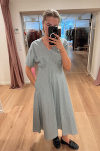 Shjark Amalfi Dress - Emerald Gingham