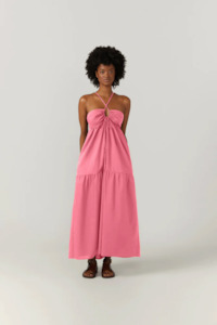 Bird & Knoll Hana Dress - Bubblegum