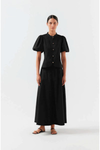 Bird Knoll: Bird & Knoll Story Skirt - Black