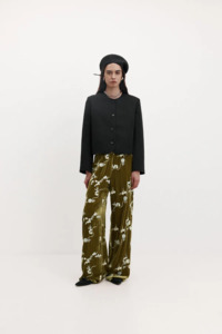 Blazers: Harris Tapper Tilmens Blazer - Satin Black