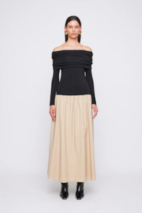 Anna Quan Morgan Dress -Latte/Shade