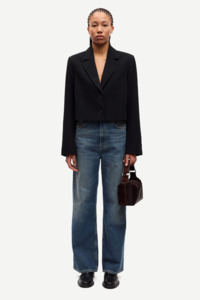 Blazers: Samsoe Samsoe Salaney Blazer - Black