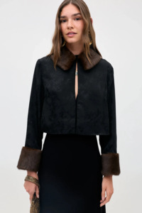 Womens Jackets Nz: Rixo Luanne Jacket - Black