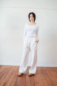 Ovna Ovich: Ovna Ovich Painter Pant - Salt