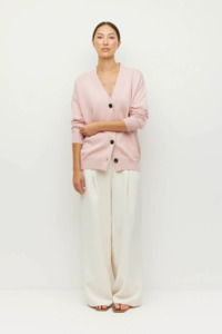 Knitwear Collection: Juliette Hogan Marvin Cardi - Ballet Pink