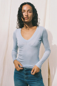 Dominique Healy Uma Longsleeve - Baby Blue
