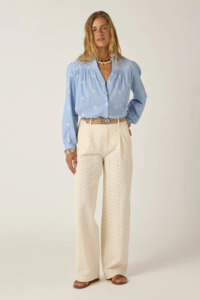 Tops Shirts: Maison Hotel James Shirt - Sky Blues