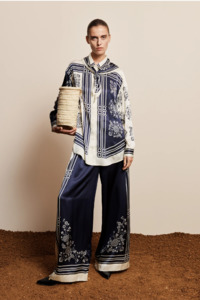 Alemais Banderra Scarf Silk Shirt