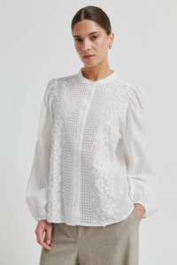 Tops Shirts: Second Female Civenna Shirt - White