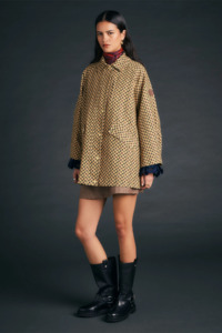 Karen Walker Tiller Jacket - Tan Multi