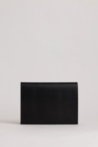 Yu Mei Bolton Laptop Folio - Black Lamb