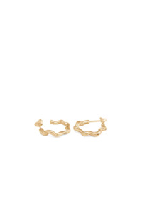 Creeps And Violets: C&V Ribbon Hoops - Gold